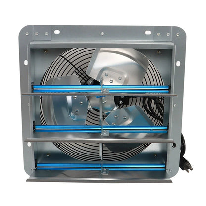 12" Aluminum Wall Mounted Exhaust Fan with 1.65m Power Cord for