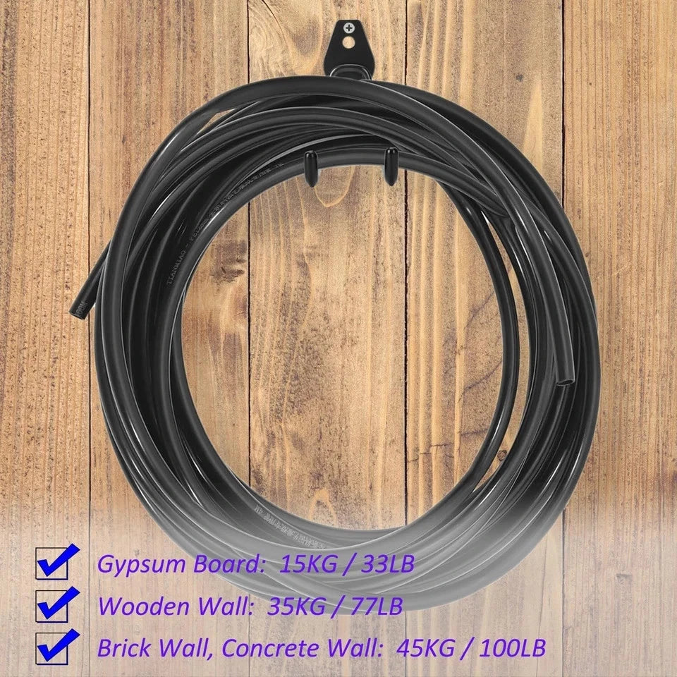 6 Pack Heavy Duty Garage Hooks Utility Steel Hanger Organizer
