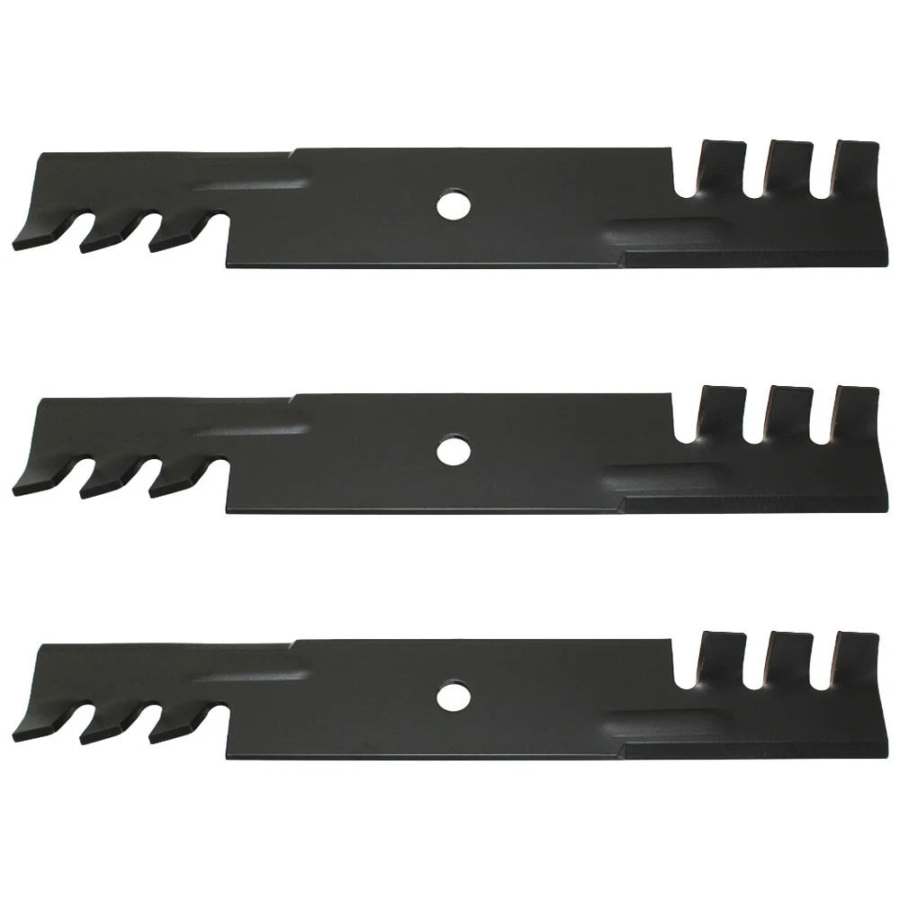 3X Toothed Mulching Blade for Hustler (Fits 795757)