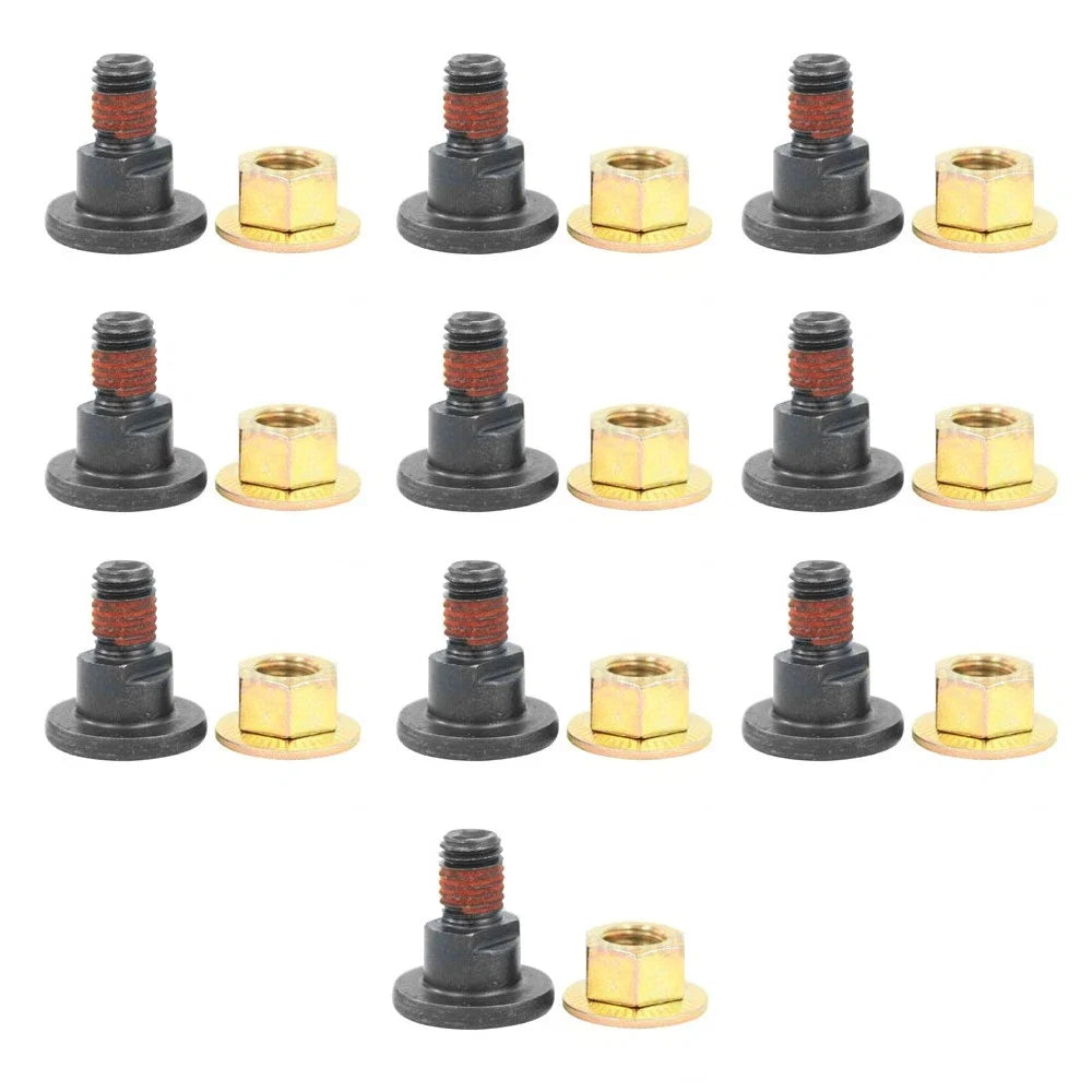 10X Disc Mower Blade Bolt & Nut for GEHL (Replaces BK007)