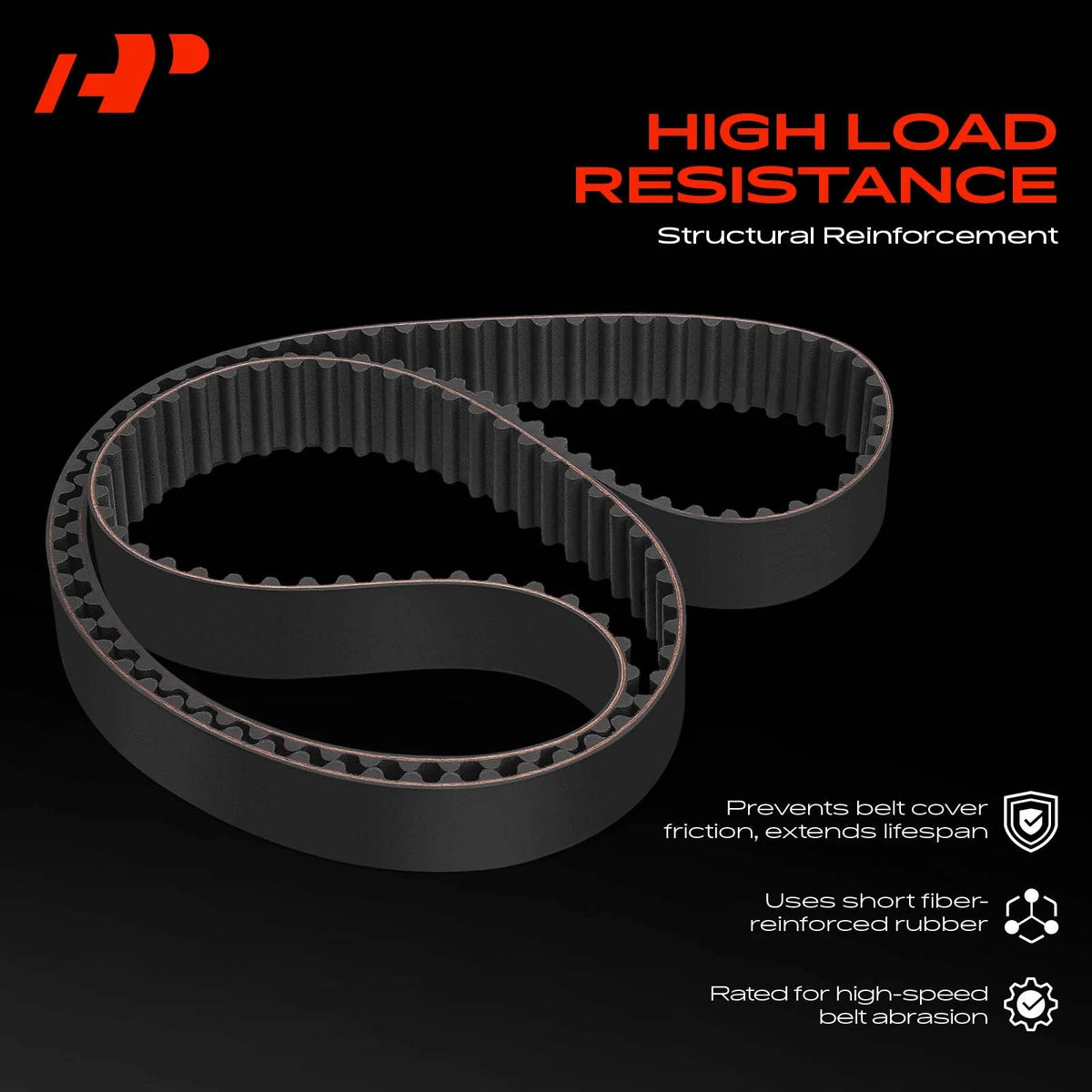 Timing Belt for Mitsubishi Galant (1994) - 154 Tooth, 250256, MD182292, MD331076, T256