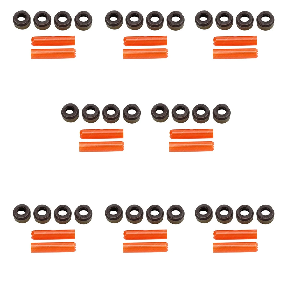 8pc Engine Valve Stem Oil Seal Set for Mercedes W220 S430 S500 S55 AMG R129 SL500