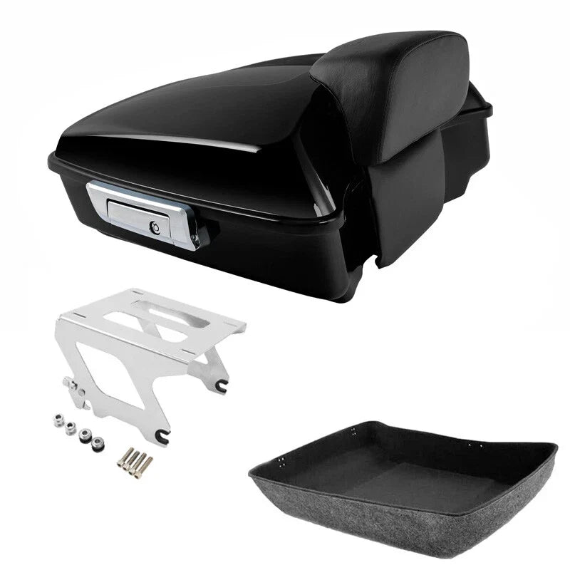 Chopped Trunk Backrest Pad for Harley Sport Glide (2018–2025)