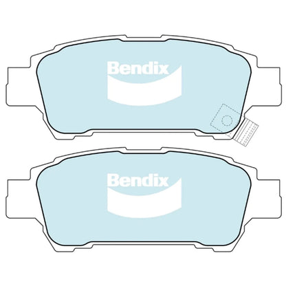 Rear Disc Brake Pad Set GCT for Toyota Previa 2.4L 2AZ-FE (2000–2006)