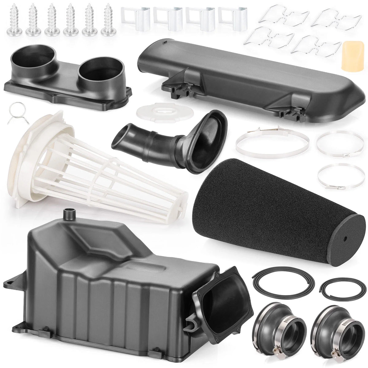 Air Filter Box & Guide & Cover Assembly Kit for Yamaha Banshee YFZ 350 (1987–2006)