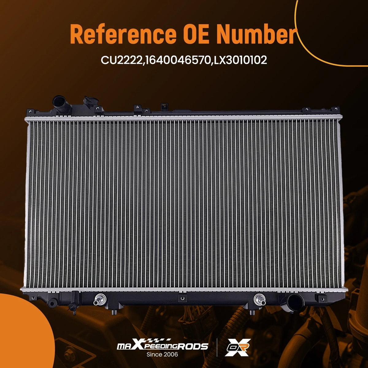 Direct Replace Radiator for Lexus GS300 GS400 (1998–2005) CU2222 Aluminum Core