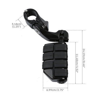 1.25" Highway Foot Pegs for Harley Touring, Street Glide, Road King (US)