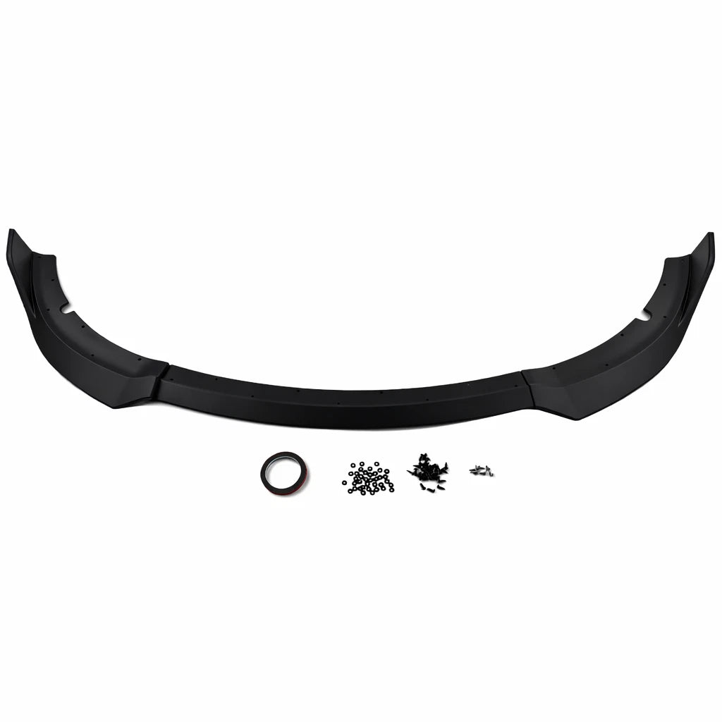 Matte Black ABS Front Bumper Lip for Dodge Charger GT/R/T/Scat Pack (2015–2023)