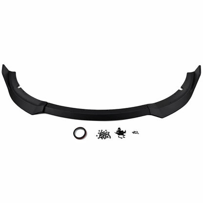 Matte Black ABS Front Bumper Lip for Dodge Charger GT/R/T/Scat Pack (2015–2023)