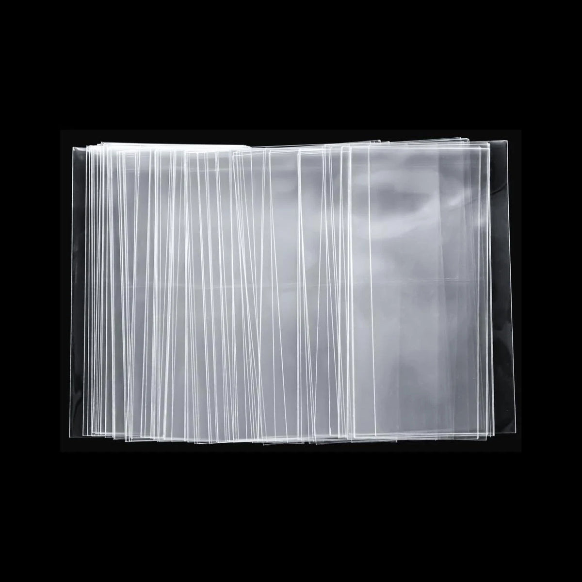 200 Pack Clear Paper Money Holders 6.8 x 3.2 inches Transparent