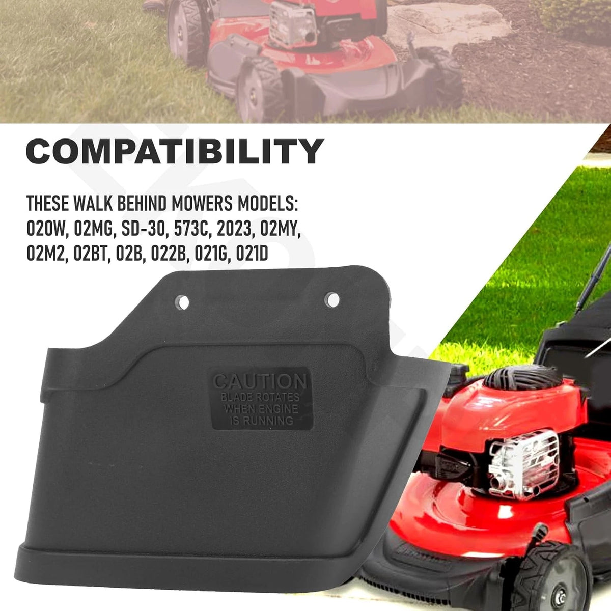 Fixed Side Discharge Chute for MTD Bolens LawnMower