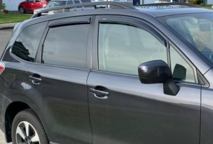 AVS Smoke Rain Guards Vent Visors for Subaru Forester (2014–2018) 94375