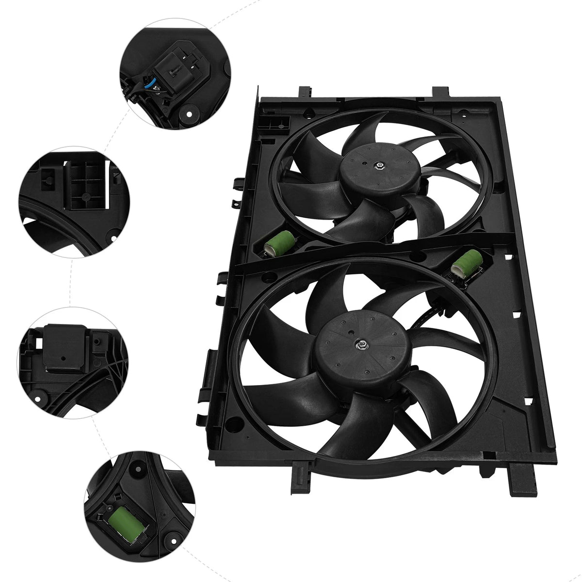 Engine Cooling Fan for Buick Regal (2011–2012) & Saab 9-5 (2010–2011)