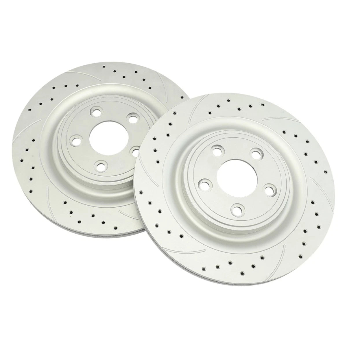 2X Brake Discs Rear for Jaguar XF XJ XK XJR XJ8 XKR S-Type (17983893, S12120022)