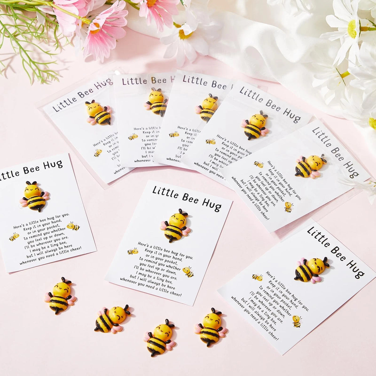 Set of 30 Pocket Hug Tokens for Teacher Appreciation Gifts