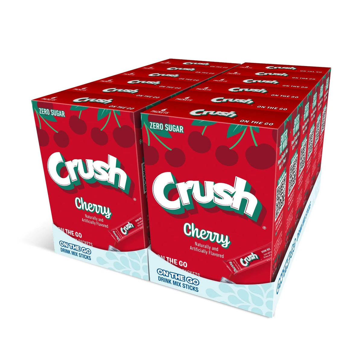 Sugar Free Cherry Drink Mix for Crush (72 Sticks)