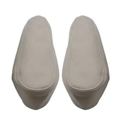 Set of 2 Gray Synthetic Leather Seat Armrest Covers for Toyota Sequoia (2001–2007)