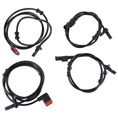 Set of 4 ABS Wheel Speed Sensors for E350 E550 (2006–2009) 2115403117, 2115401217
