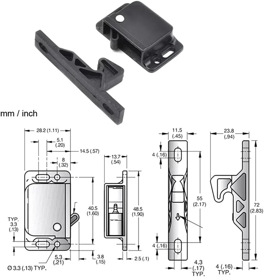 Southco Grabber Catch Latch for Swift Caravans/Motorhomes (S228)