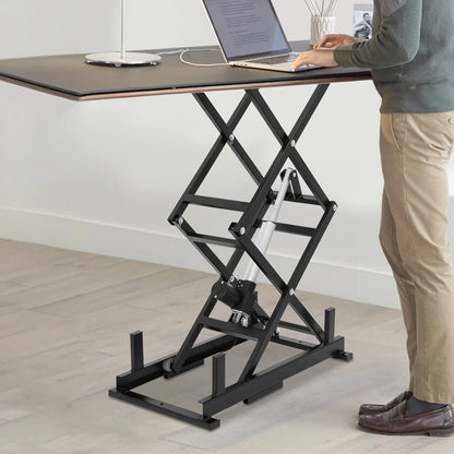Electric Scissor Lift Table for Adjustable Height (180lbs Capacity)