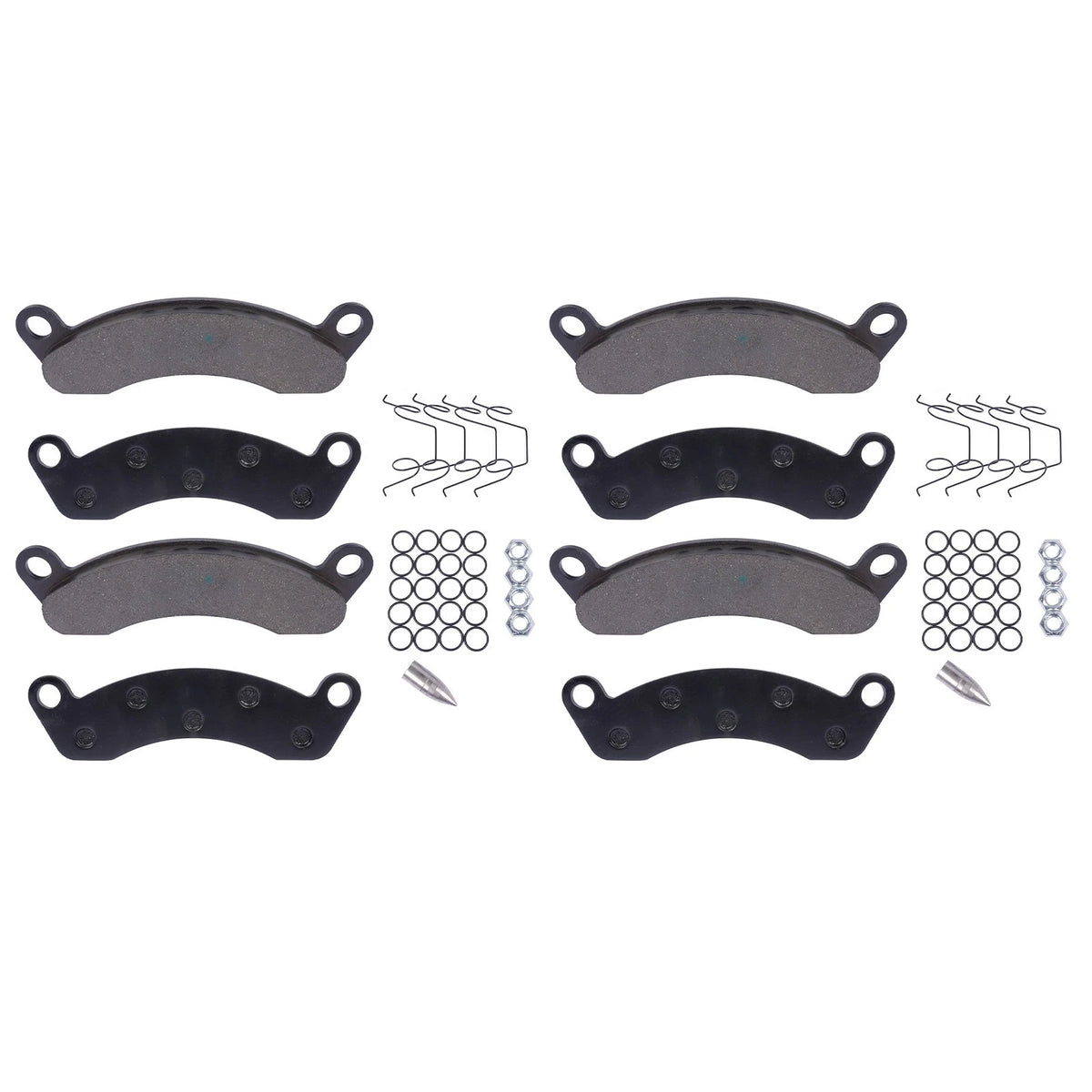 8 Brake Pad Kit for K71-180-00, TW-7020M (10K-12K Axle) Semi-Metallic