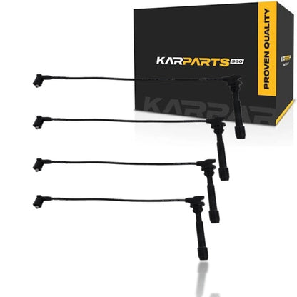 Set of 4 Spark Plug Wires for Kia Sportage (2005–2007) CLX-M0-USA-JH504801-CLA6