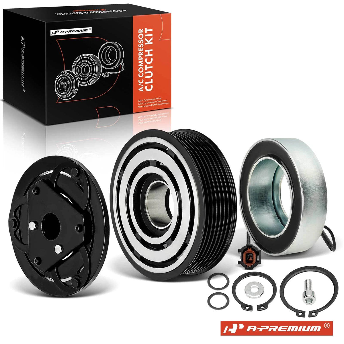 A/C Compressor Clutch Kit for Nissan Versa (2011–2019), Juke (2012–2014)