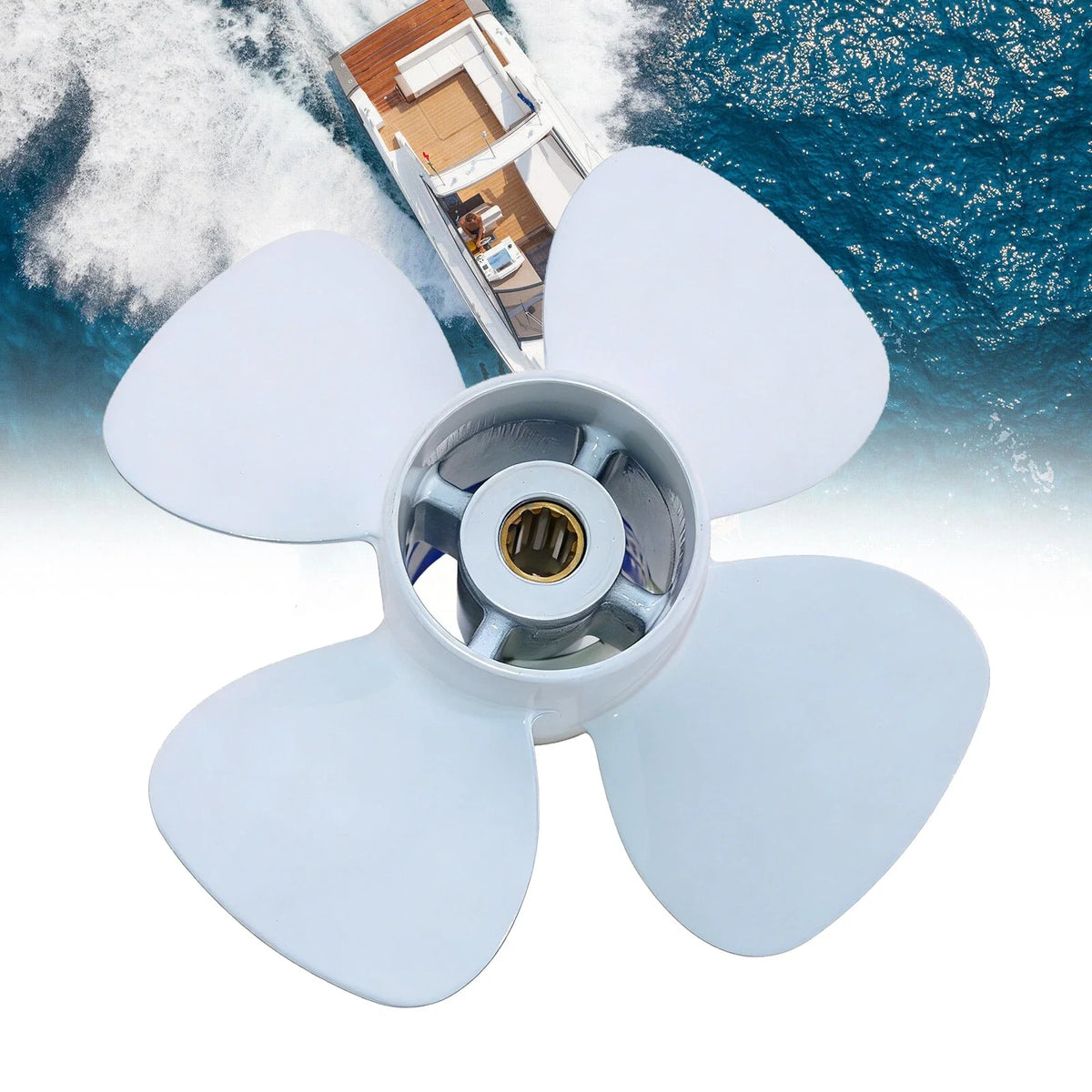 4x10 x 5 Propeller for Yamaha Outboard 20hp 25hp 30hp