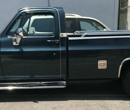 Stainless Fuel Door Cover for Chevy/GMC Truck (1973–1987)