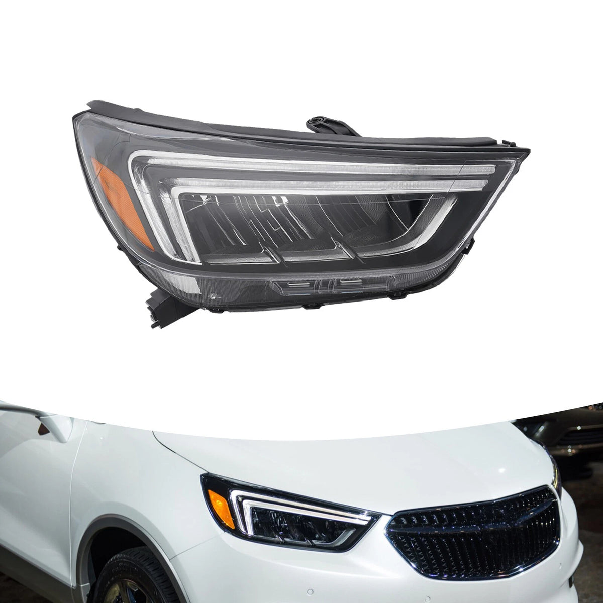 Full LED Headlight Assembly for Buick Encore (2017–2022) 42679380