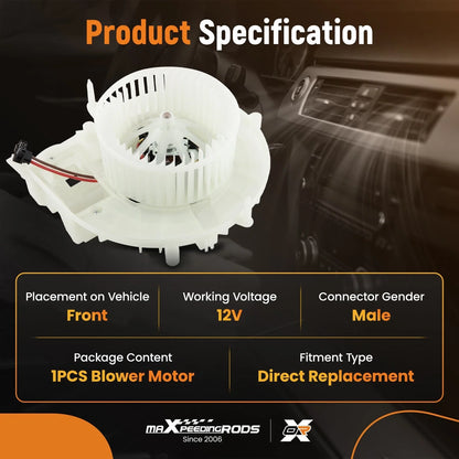 A/C Blower Motor Fan for Benz SLK280/SLK350/SLK55 AMG (2005–2011) 1718350004
