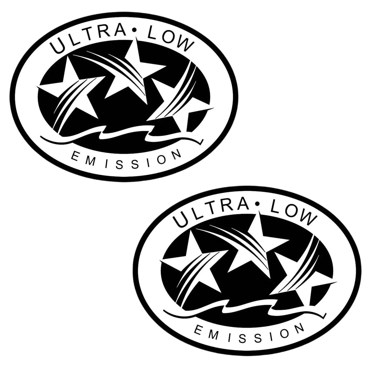 2X Outboard Graphic Sticker Decal for California DOT (3 Star)