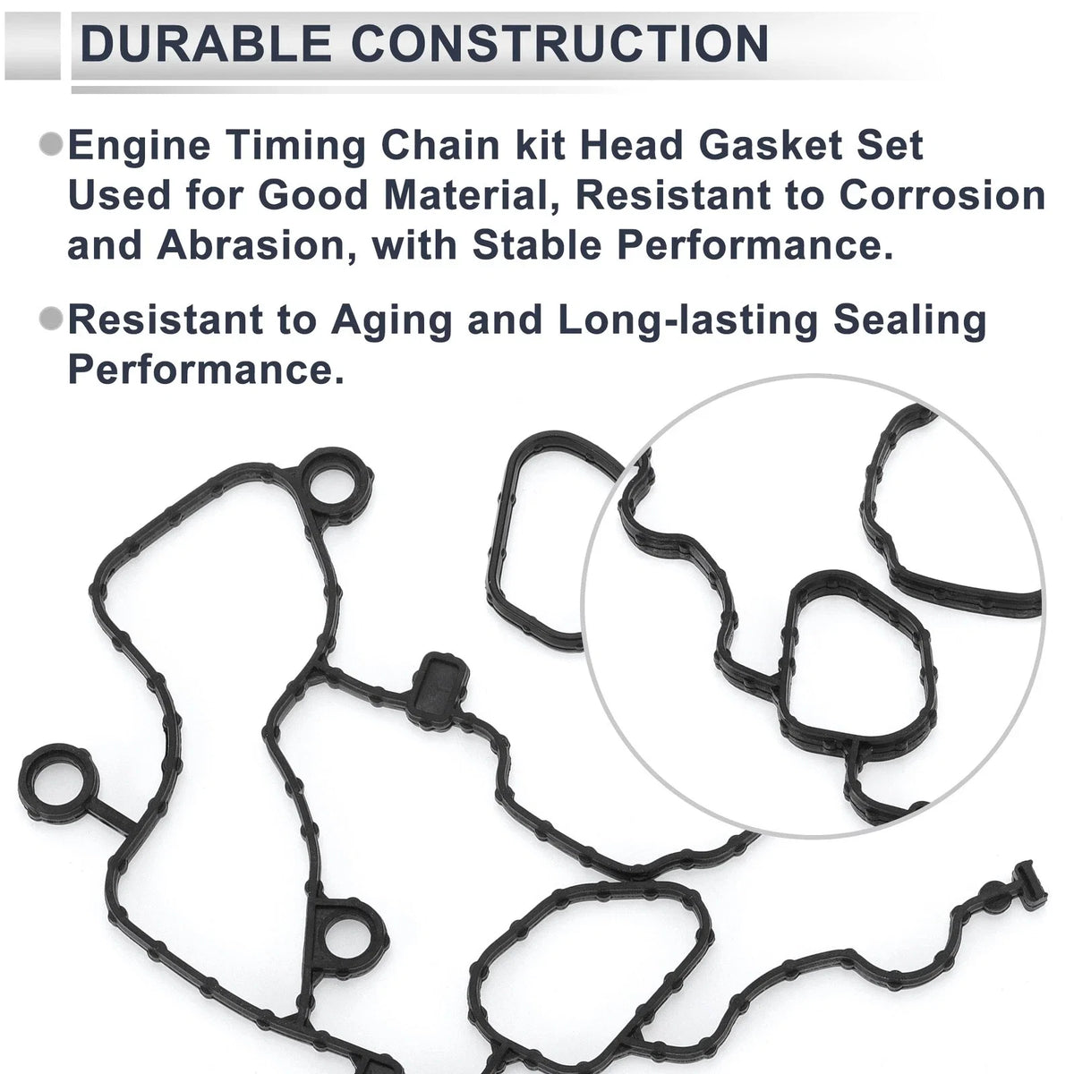 Set of 1 Timing Cover Gasket No. 68228480AA for Chrysler Dodge 3.6L V6