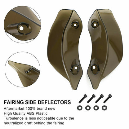 Fairing Windshield Side Wing Deflector for Touring Road Glide (2015–2021) M549-A206-Smoke