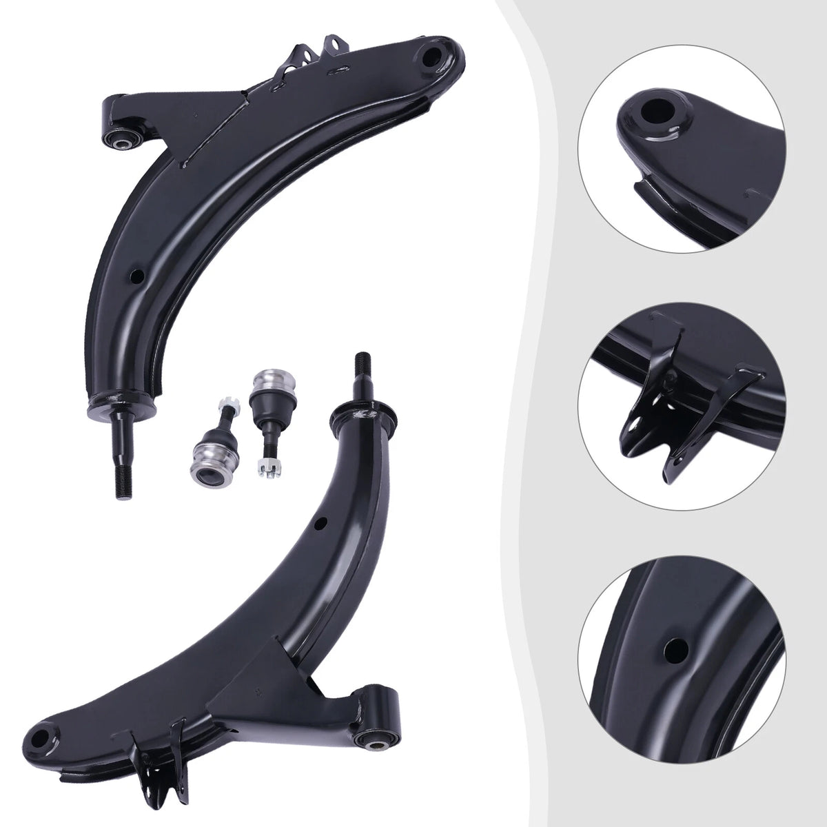 Front Lower Control Arms & Ball Joints for Subaru Impreza Legacy Outback (AM-2875755711, 20200AC200F, 20200AC210F)