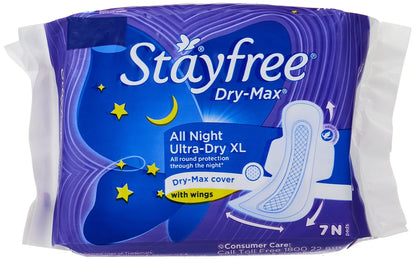 Stayfree Dry-Max Ultra-Thin with Wings for Women (Pack of 7)