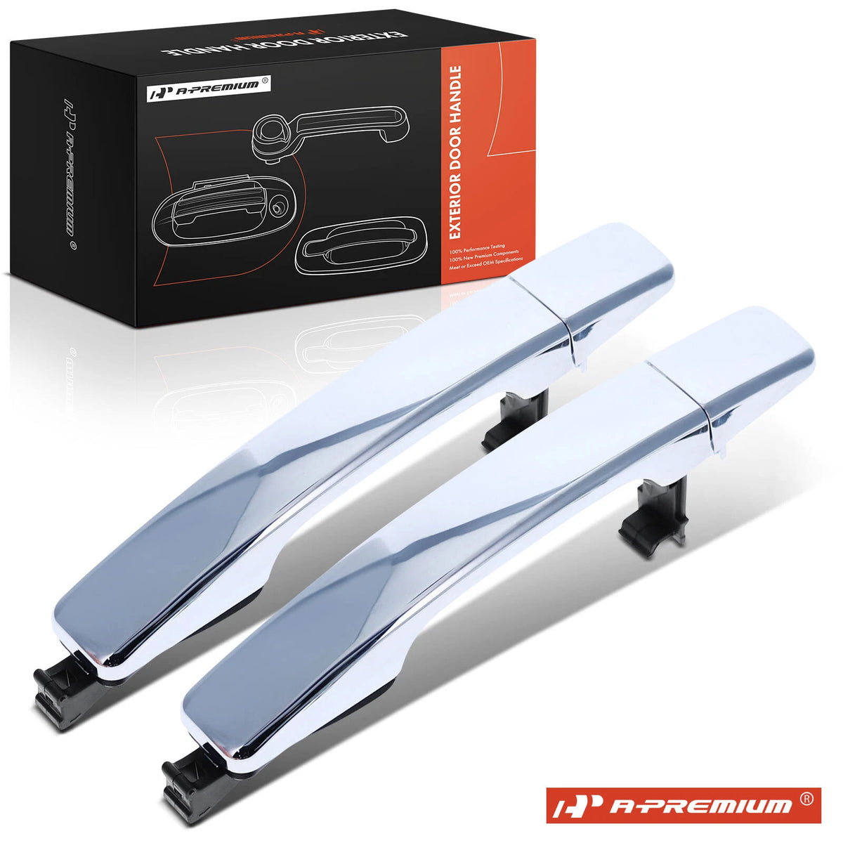 2X Rear Exterior Door Handle for Kia Soul (2014–2022) 83661-B2020, 83662-B2020, 83651-B2020, 83652-B2020