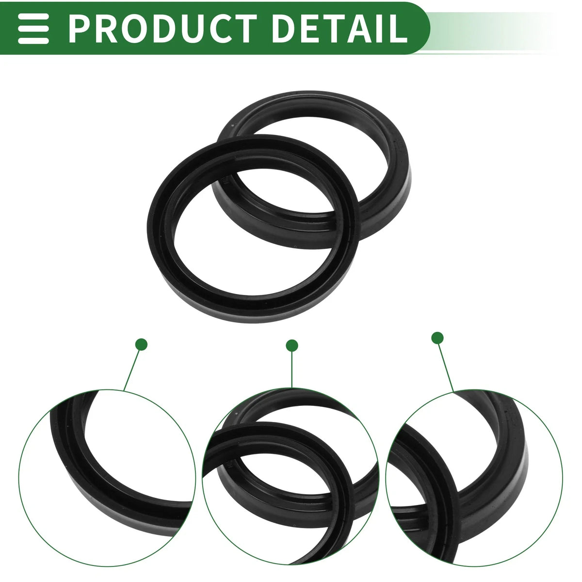 Set of 5 Oil Seal Rotary Shaft Seal NBR Rubber 35x43x5mm