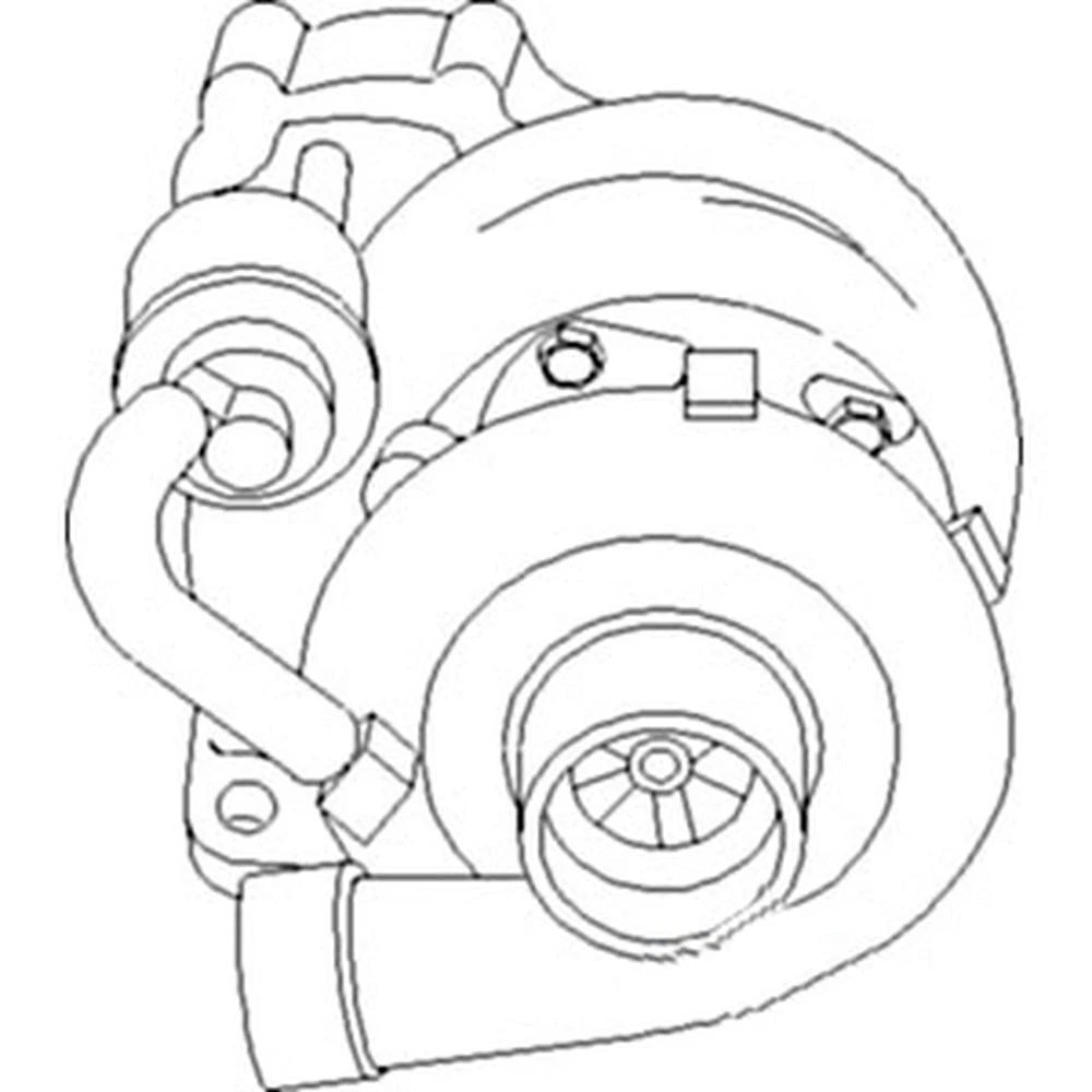 Turbocharger for Massey Ferguson 390T 393 398 3065 3070