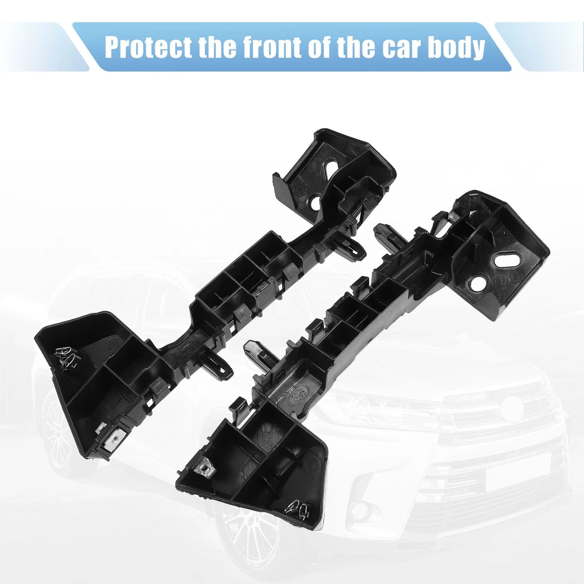 Pair Front Bumper Brackets for Chevrolet (No. 84229330/84229332)