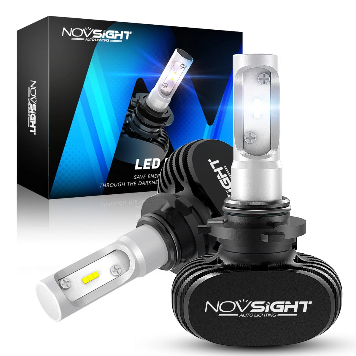 2X NOV A500-S1-9006 LED Headlight Bulbs for