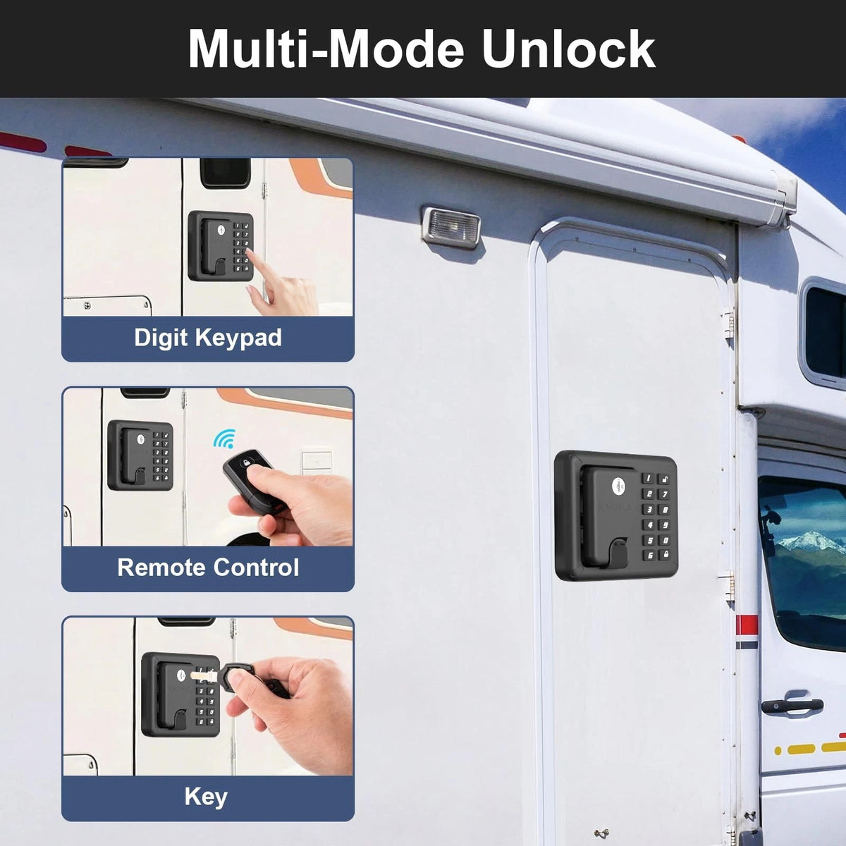 Keyless Entry Door Lock with 10-Digit Keypad for RV