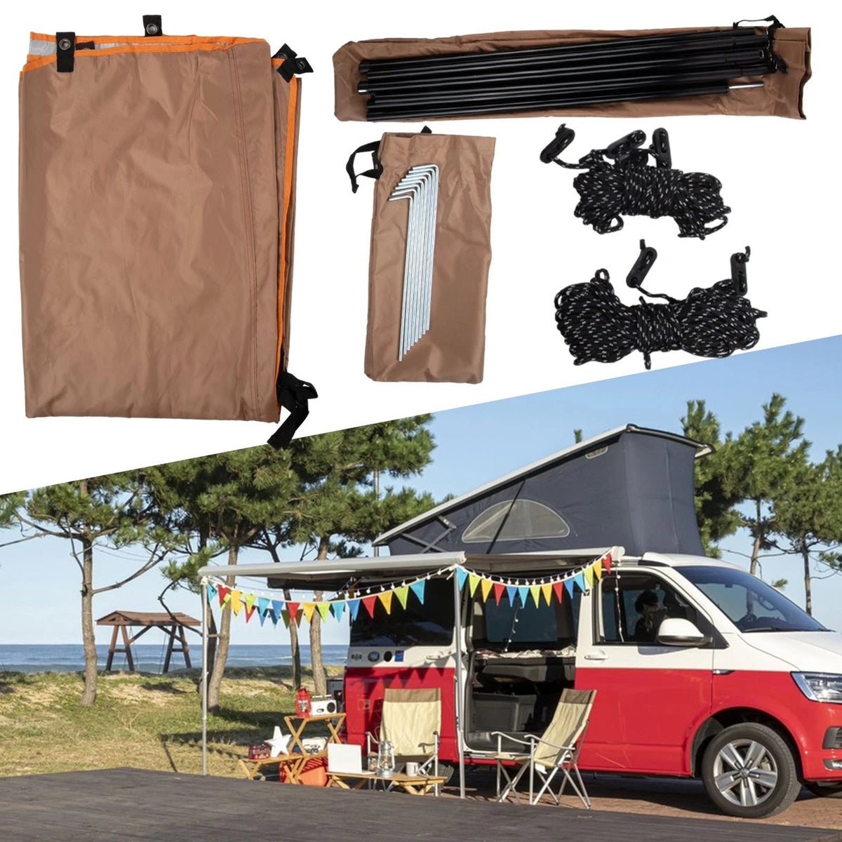 Sunshade Canopy Awning for Auto Accessories (210D Waterproof)