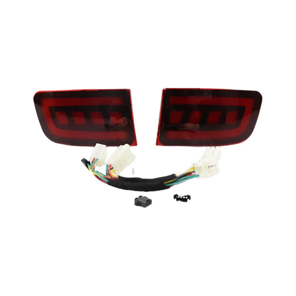 4X LED Rear Bumper Reflector Brake Light Lamp for Toyota 4Runner (2003–2005)