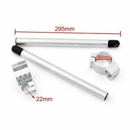 Universal Clip-On Handlebars for Honda CBR1000, Suzuki SV650 (41mm)