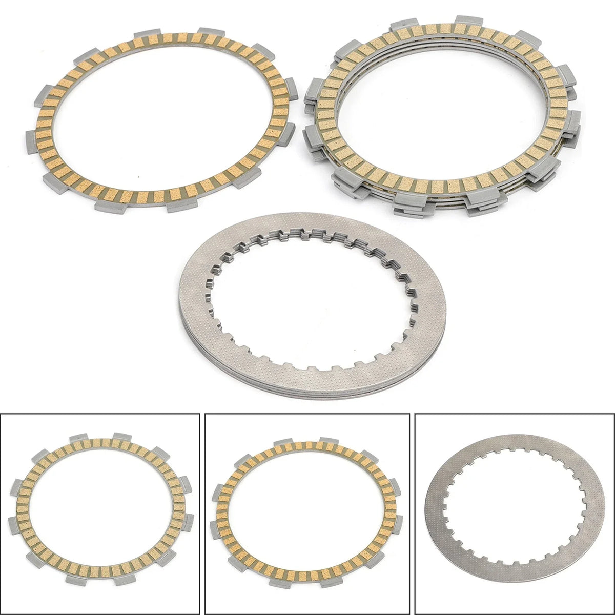 Clutch Kit Steel & Friction Plates for Suzuki TU GW GZ GN DR VL 250 (1982–2017)