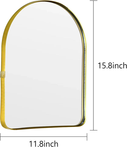Arched Wall Mirror for Bathroom and Vanity (Wall-Mounted)