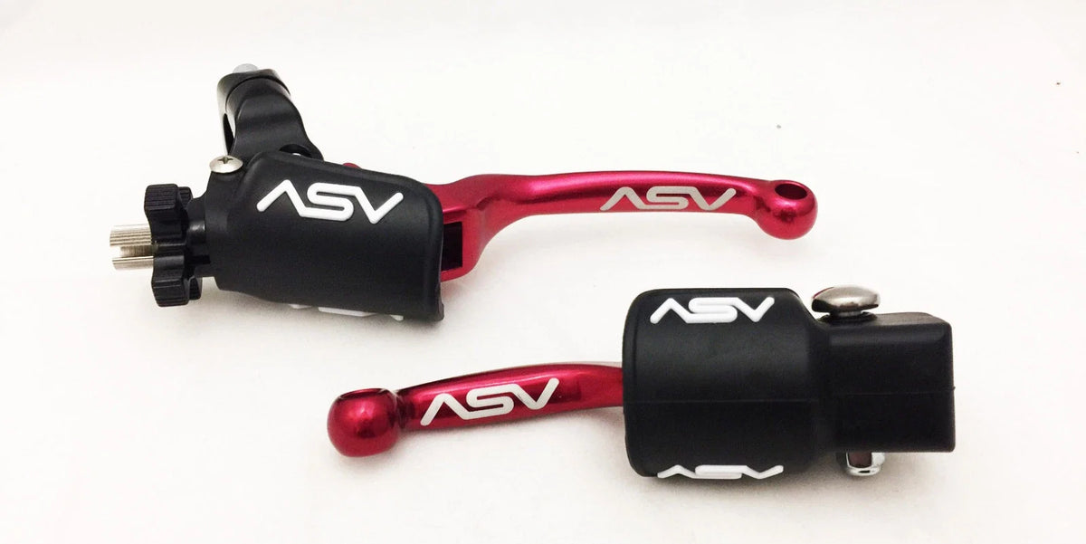 ASV F3 Front Brake Clutch Perch Levers Set of 2 for Kawasaki KX 250F KX 450F