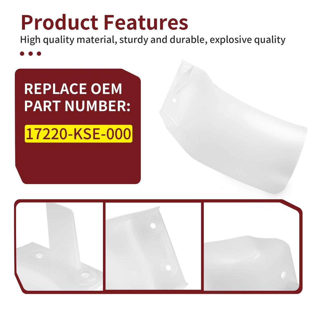 Rear Shock Mud Guard for Honda CRF150R CRF150RB (2007–2009, 2012–2024) 17220-KSE-000