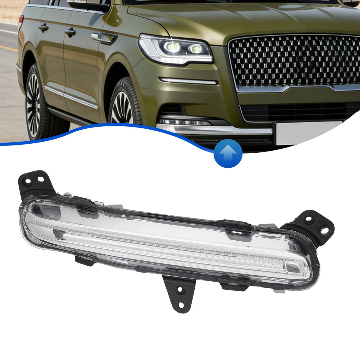 LED DRL Turn Signal Daytime Light for Lincoln Navigator (2018–2024) JL7Z15A201A